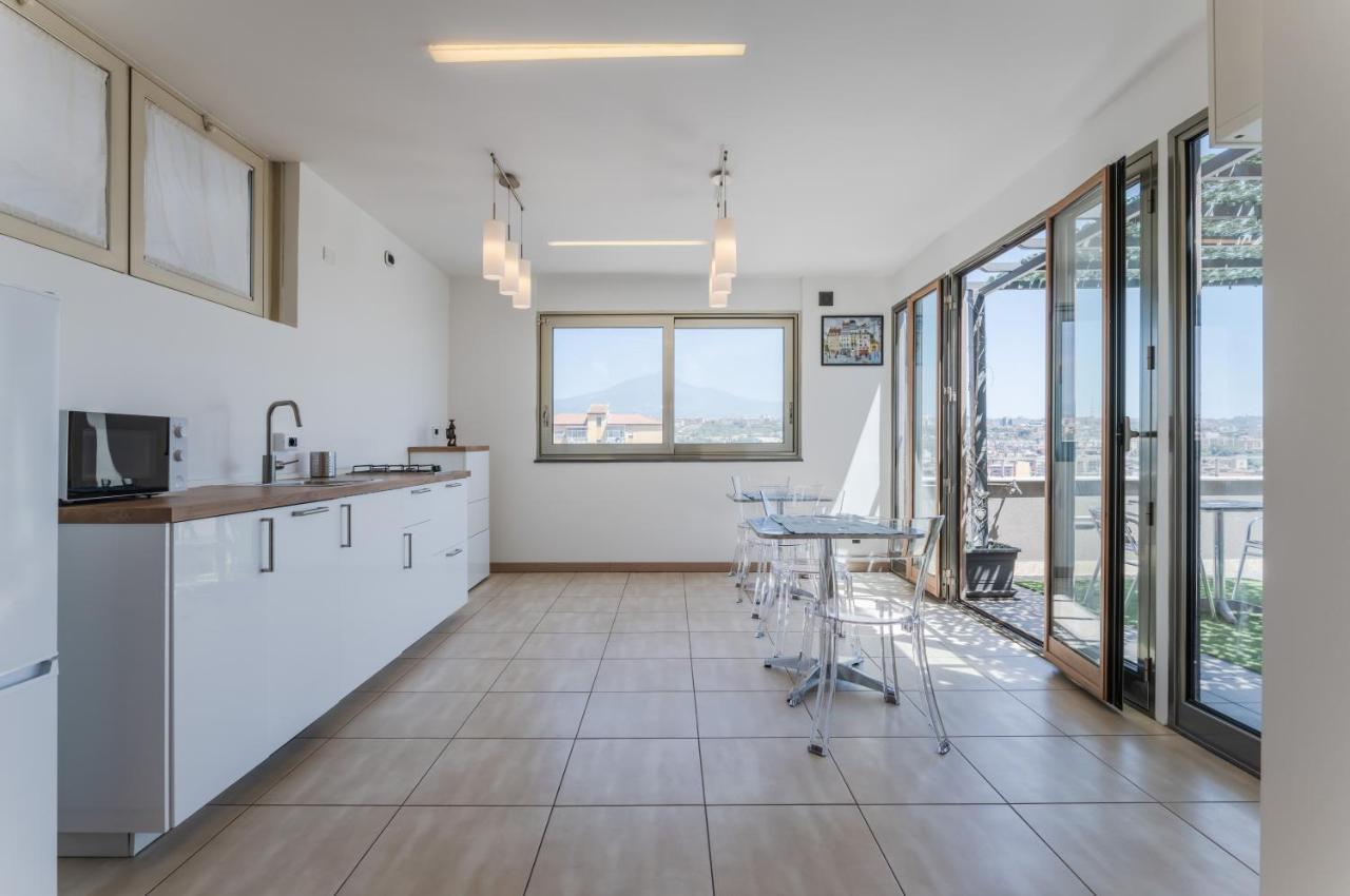 Ferienwohnung Etna View Superior Flat With Terrace And Jacuzzi CTA Exterior foto